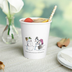 Vasos De Papel Tazas de papel para la Antártida