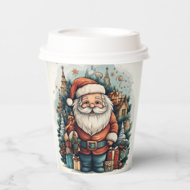 Vasos De Papel tazas de papel para navidades (Anverso)