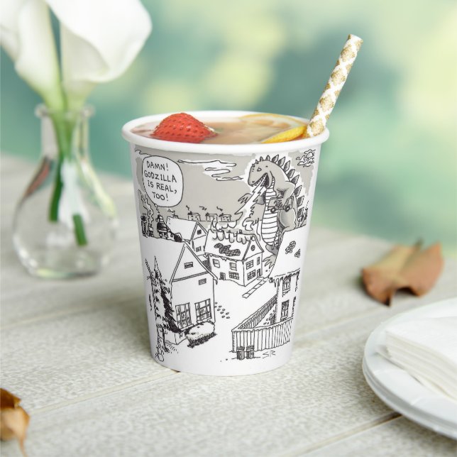 Vasos De Papel tazas de papel Santa Shock (in situ)