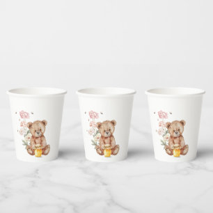 Vasos De Papel Tazas de papel Un Poco de Miel está en Camino