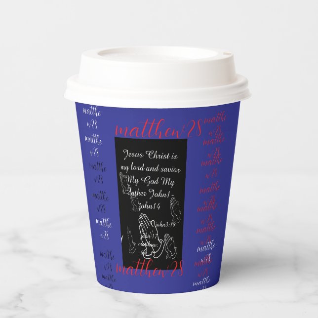 Vasos De Papel Tazas del ministerio (Anverso)