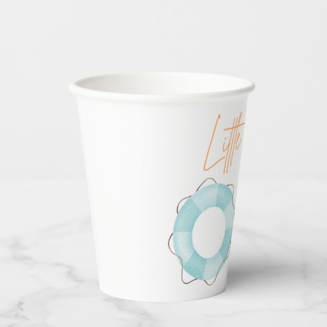 Vasos De Papel Tazas del pequeño capitán (Anverso)
