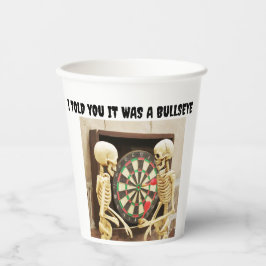 Vasos De Papel Te Dije Que Era Un Bullseye