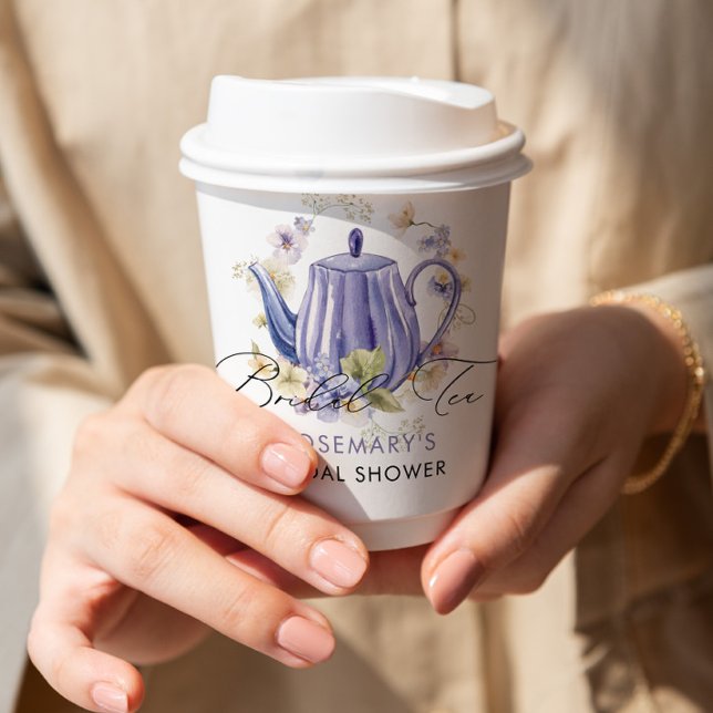 Vasos De Papel Té Nupcial Tetera Morada Té de Boda (Subido por el creador)