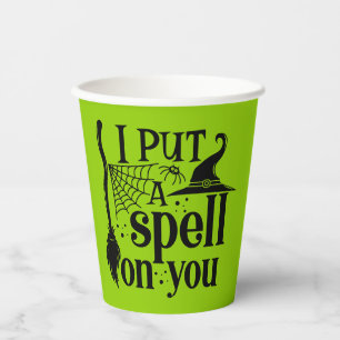Vasos De Papel "Te Puse Un Hechizo"