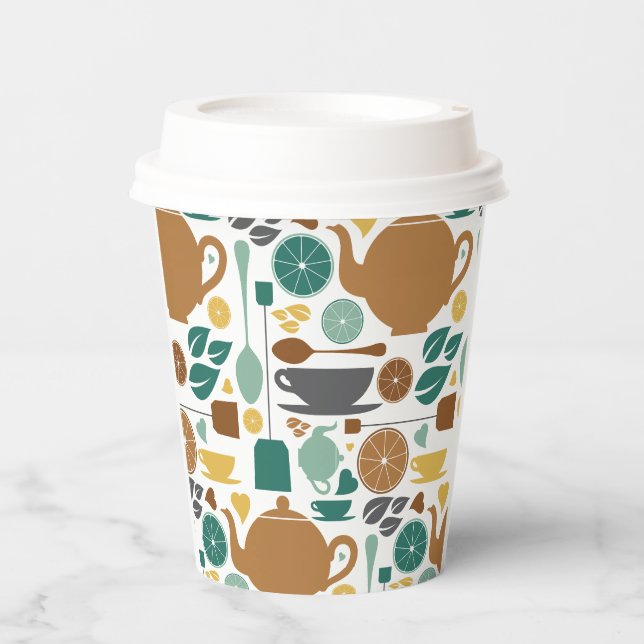 Vasos De Papel ¡Té, té, té! (Anverso)