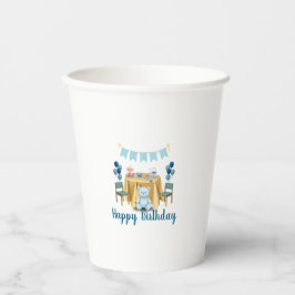 Vasos De Papel Tea Party Birthday Paper Cups