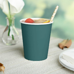 Vasos De Papel Teal Transformador