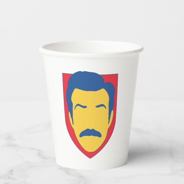 Vasos De Papel Ted Lasso Badge (Anverso)
