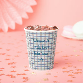 Vasos De Papel Tejer amor
