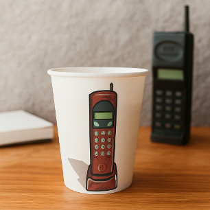 Vasos De Papel Teléfono sin cables