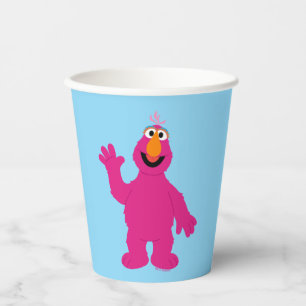 Vasos De Papel Telly Monster de Barrio Sésamo