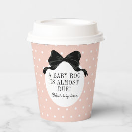 Vasos De Papel Tema de Halloween rosa Baby Boo Shower