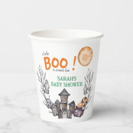 Vasos De Papel Tema de la caída en Baby Shower de Halloween en Gh