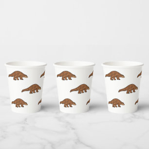 Vasos De Papel Tema Pangolin