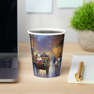 Vasos De Papel Temporada Navideña de Malta