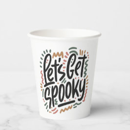 Vasos De Papel Tengamos miedo