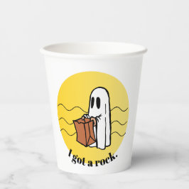 Vasos De Papel Tengo una Halloween de Rock