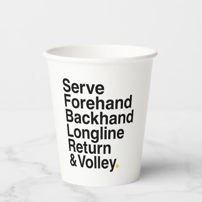 VASOS DE PAPEL TENIS (Anverso)