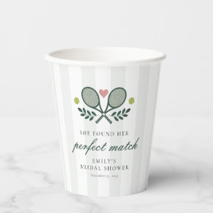 Vasos De Papel Tenis Boda Perfect Match