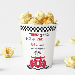 Vasos De Papel Tercer equipo lleno de niños de tercer cumpleaños 