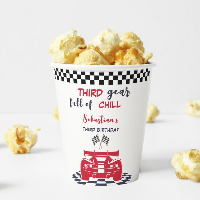 Vasos De Papel Tercer equipo lleno de niños de tercer cumpleaños  (Subido por el creador)