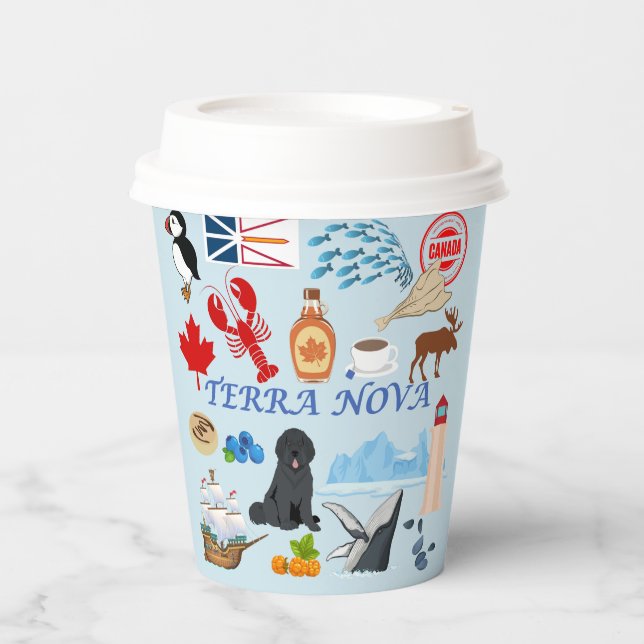 Vasos De Papel Terra Nova Newfoundland (Anverso)