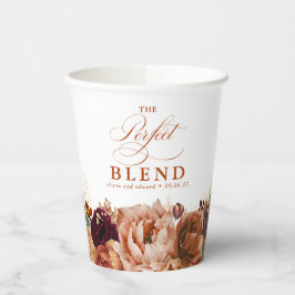 Vasos De Papel Terracotta Floral Boho La Mezcla Perfecta