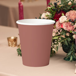 Vasos De Papel Terracotta Moda bohemia Boda de otoño de moda