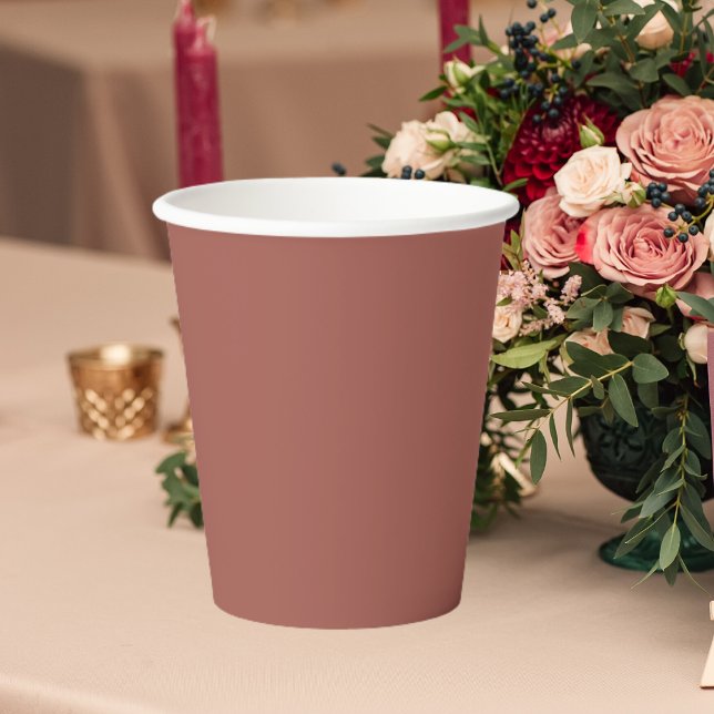 Vasos De Papel Terracotta Moda bohemia Boda de otoño de moda (Subido por el creador)
