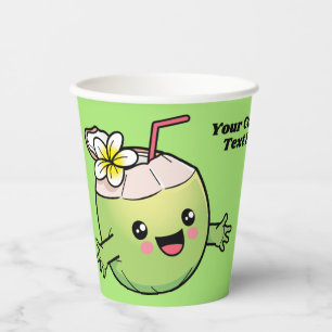 Vasos De Papel Texto de personalizado de códigos de cálculo