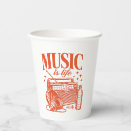 Vasos De Papel thank you card