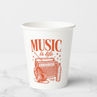 Vasos De Papel thank you card