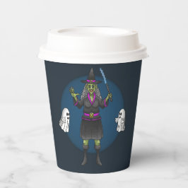 Vasos De Papel The Green Witch and the Ghosts