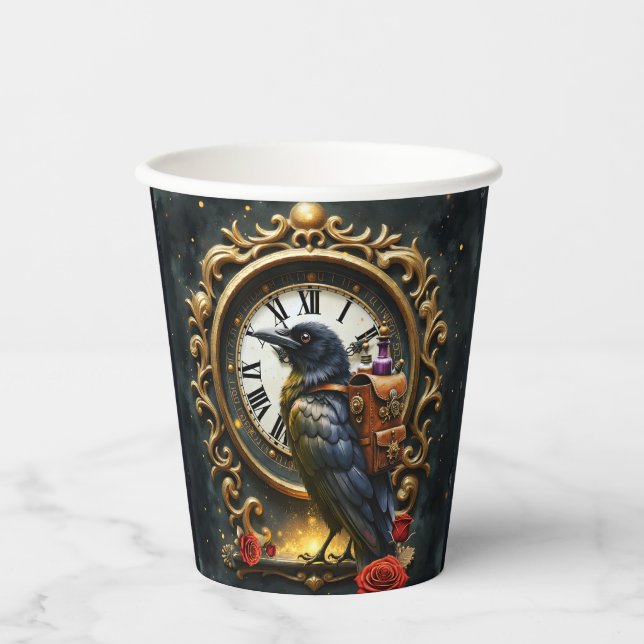 Vasos De Papel The Raven’s Clockwork Delivery  (Anverso)