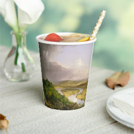 Vasos De Papel Thomas Cole El Oxbow El Río Connecticut