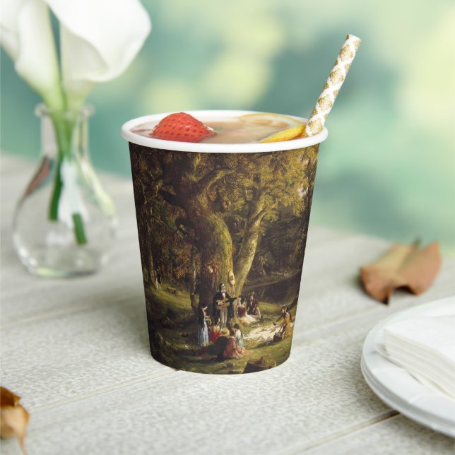 Vasos De Papel Thomas Cole The Pic-Nic (in situ)