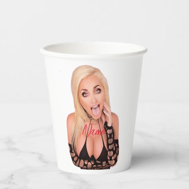Vasos De Papel Thunder_Cove rubio de Flirty (Anverso)