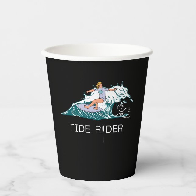 Vasos De Papel Tide Rider (Anverso)