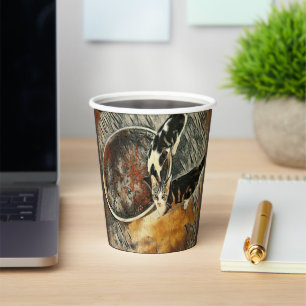 Vasos De Papel ¡Tiempo de alimentación!