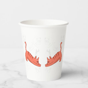 Vasos De Papel Tiempo de estirar el tazón de café de dos tonos