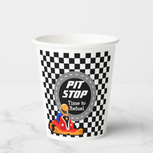 Vasos De Papel Tiempo de Kart para reabastecer la taza de papel