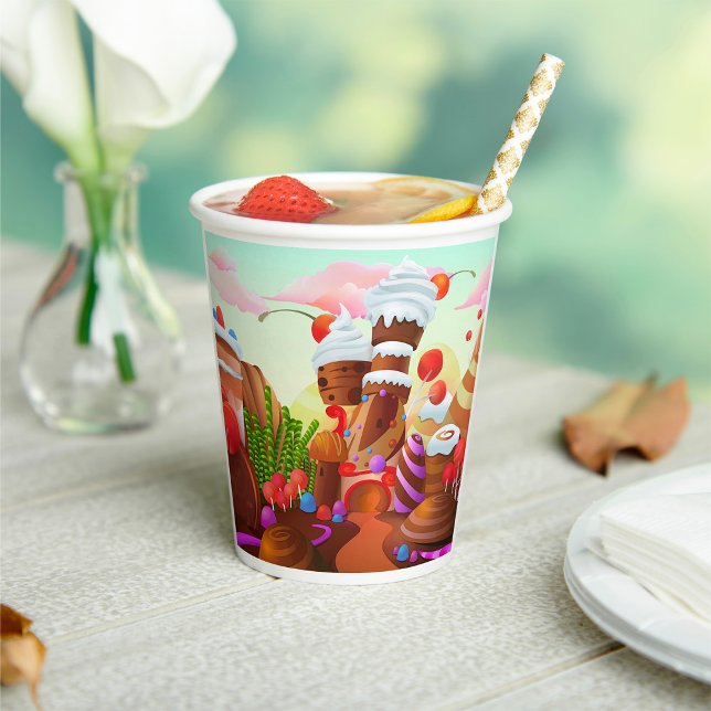 Vasos De Papel Tierra Del Chocolate (Subido por el creador)