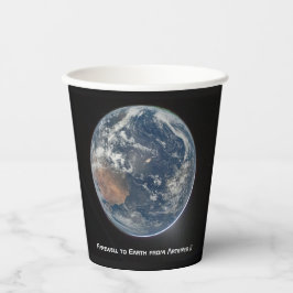 Vasos De Papel Tierra desde Artemis II