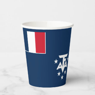 Vasos De Papel Tierras Australes y Antárticas Francesas