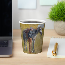 Vasos De Papel Tierras baldías americanas: vaquero del viejo oest