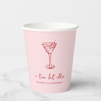 Vasos De Papel Tini Bit Older Personalized Birthday Party