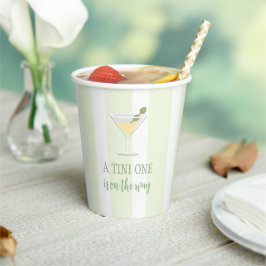 Vasos De Papel Tini One Baby Shower
