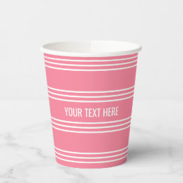 Vasos De Papel Tiras de chocolate personalizados tazas de papel d
