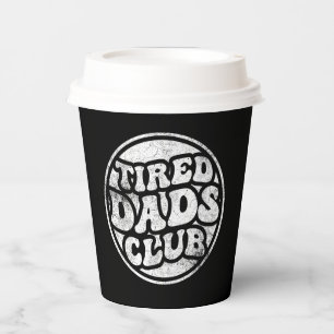 Vasos De Papel Tired Dads Club Funny